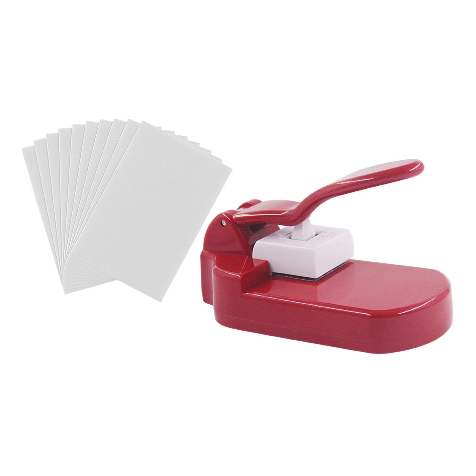 Máquina Manual para Hacer Rompecabezas, Perforadora de Plástico para Manualidades, Suministros para álbumes de Recortes Y Repujado en Casa, Rojo, Individual