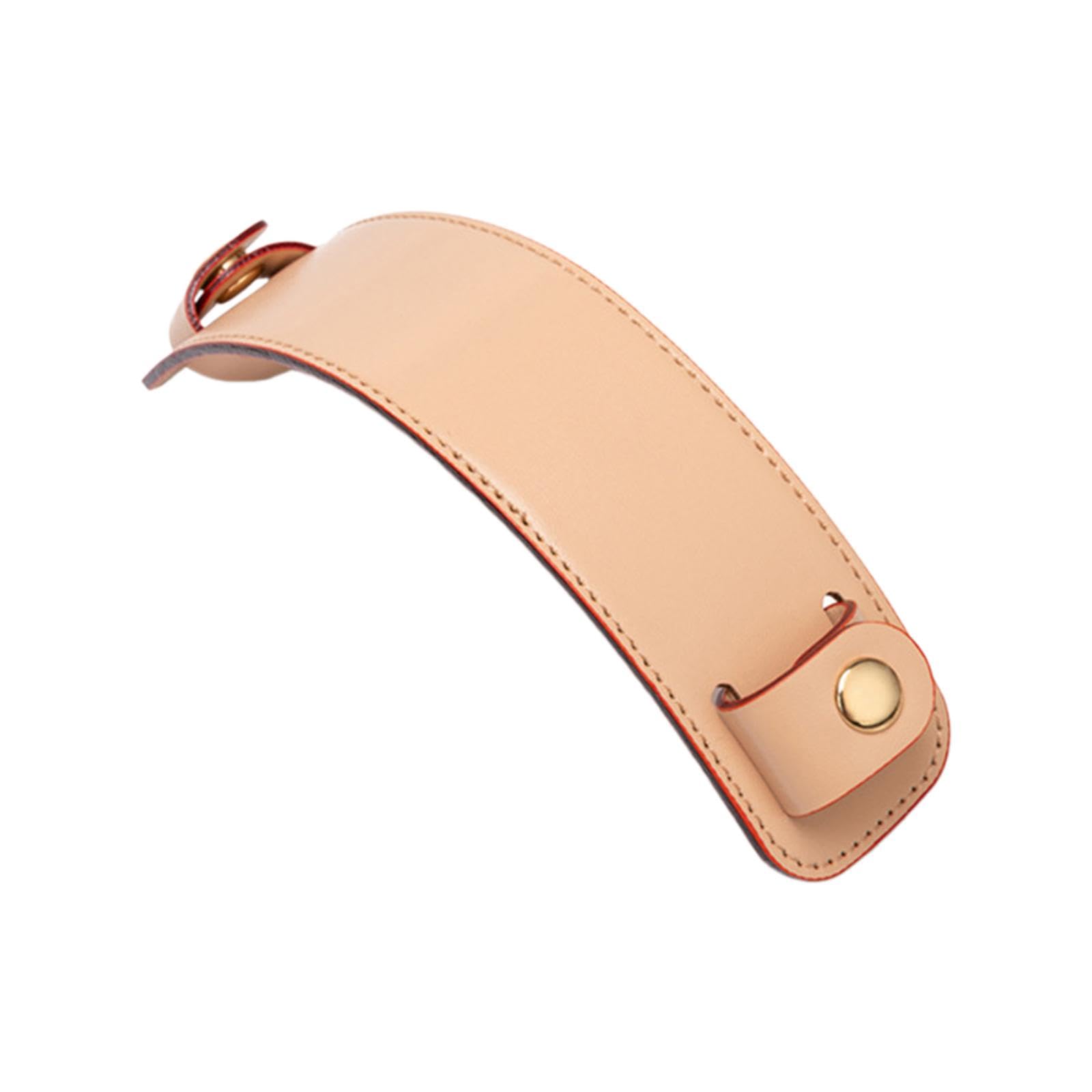 Leather Shoulder Strap Pad Wide Replacement for Satchels Handbag Laptop Case light Khaki-image-40