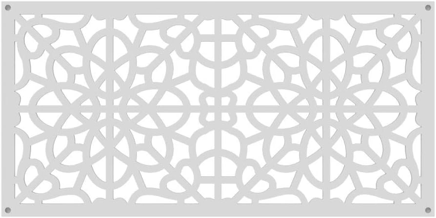Barrette Outdoor Living 73004785 2X4-Fretwork Sheeting, White