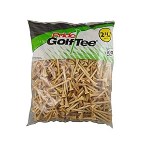 Pride Golf Tee, 2-3/4 inch Deluxe Tee, 500 Count