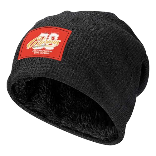 Casquette légère avec motifs de lettres graphiques et rabats protecteurs d'oreilles