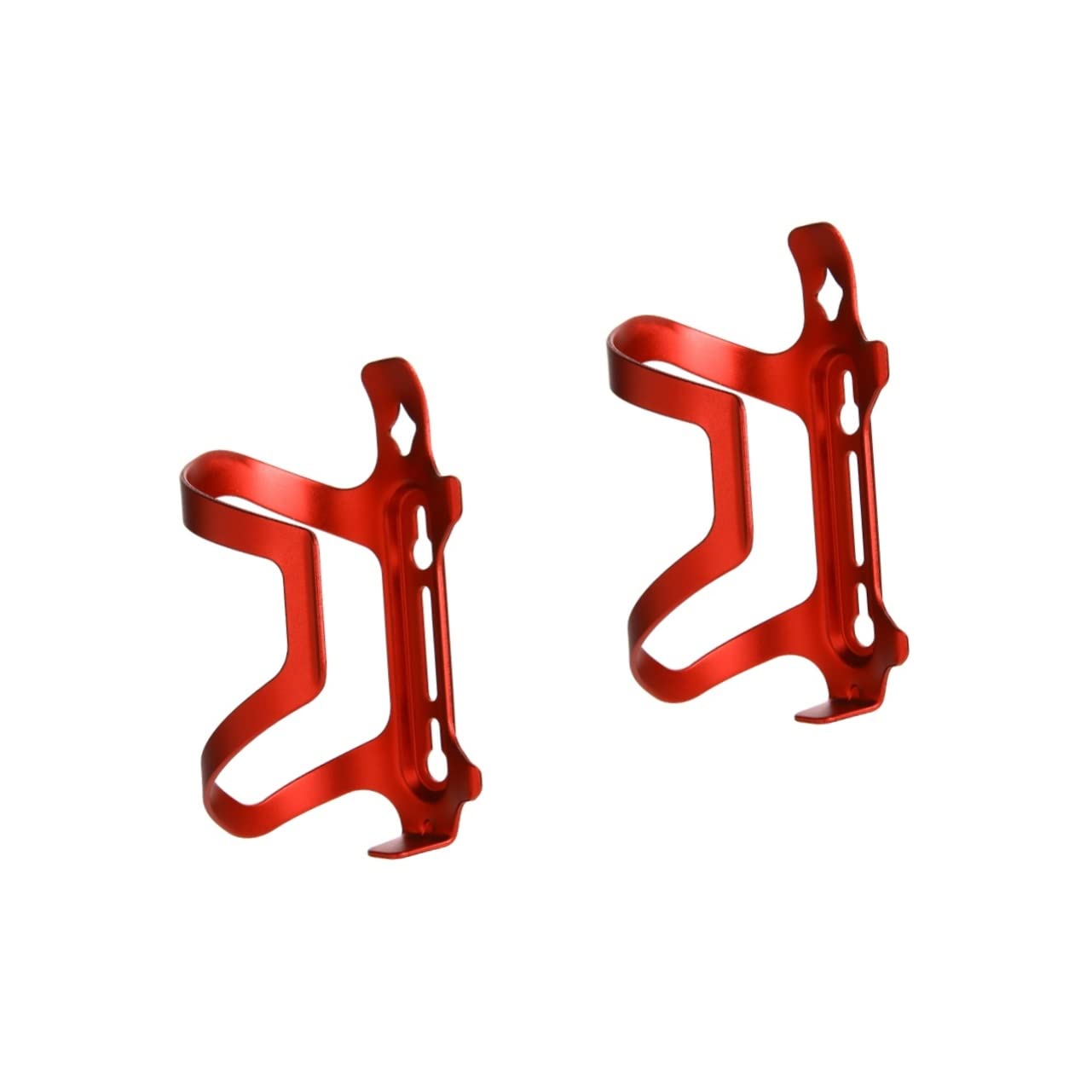 2 Portaborraccia Per Bicicletta In Lega Di Alluminio, Montaggio Facile, Per Bottiglie Standard - Rosso E Blu - 9