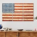 JBER Art Acoustic Panels, 47.2×27 Inches Acoustical Wall Panels, Sound Absorbing Wall Art, Decorative Acoustic Panels, Soundproof Wall Panels for Recording Studio, Home & Living Room(Flag)