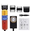 CGOLDENWALL Dog Clippers 200W with 3m Power Cord & 2 Blades- Low Noise and Vibration - Professional Dog Grooming Clippers Electric Pet Clippers Ideal for Dog / Cat / Rabbit / Sheep and Other Animals