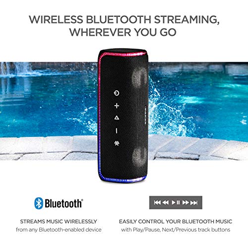 Image of Ion Audio Slam Jam-IPX7 Waterproof Bluetooth Speaker with Microphone, Rechargeable Battery, 15 Drum Sounds, Aux Input and USB Charge Port (Pack of 2)