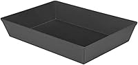 LloydPans Detroit Style Pizza Pan 10x14x2.5 Inch PSTK Pre-Seasoned Tuff-Kote - USA Made, Stick-Resistant