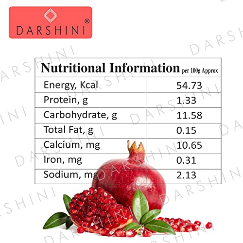 Image of Darshini Anardana Powder 100 gm - Dry Pomegranate Seeds Powder | Organic Tangy Flavor Spice for Cooking, Chutneys, Curries, Chaats & Marinades | No Preservatives