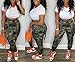 Vakkest Camo Cargo Pants for Women Y2k BF Style Streetwear Camouflage Print Army Fatigue Jogger Trousers with Pocket