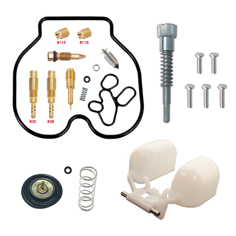 Kits de reconstrucción de carburador CBR125 150 CBR125R CBR150M Piezas de válvula de flotación y corte de aire
