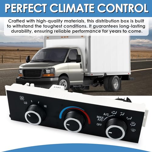 image for MiCCiKA 599-217 Heater A/C Control Switch,Front Climate Control Module