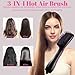 Hair Dryer Brush Blow Dryer Brush in One, 3 in 1 One Step Hair Dryer and Styler, Negative Ion Hair Straightener Hot Air Styling Tool for Straightening Drying Smoothing