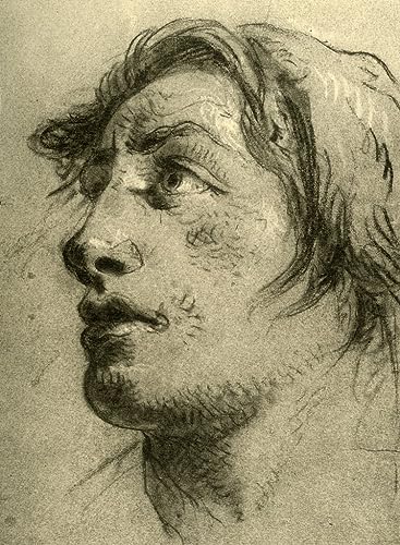 Affiche Tiepolo Tête de jeunesse sur toile 58x90 cm | Impression HD anti-reflets pour salon