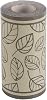 Gray Leaves PVC Self-Adhesive Wallpaper Wall Border Waterproof Stickers for Bathroom Kitchen Decorative Trim 10 Meters Durable Removable Decor
