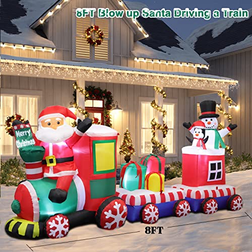 Décorations de cour gonflables de Noël pour illuminer votre jardin