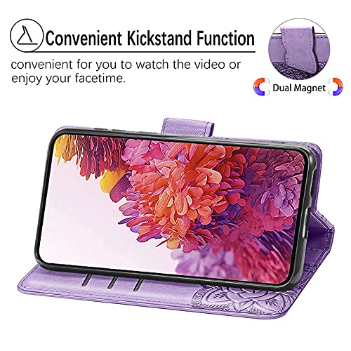 TANSKE Capa Capinha Carteira Para Samsung Galaxy A51 4G, Couro Flip Magnética com Suporte e Slot par