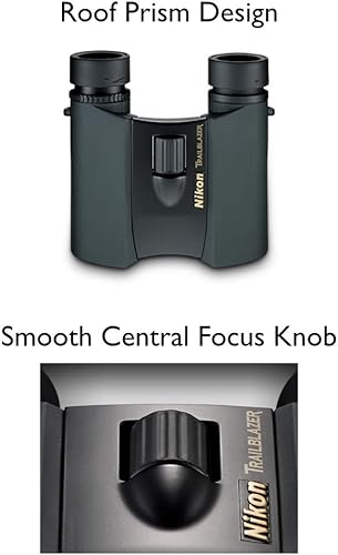 Miniatura 2 de Trailblazer - Prismáticos ATB de 10 x 25 pulgadas, color negro, paquete con un bolígrafo para lentes y paño para lentes Lumintrail