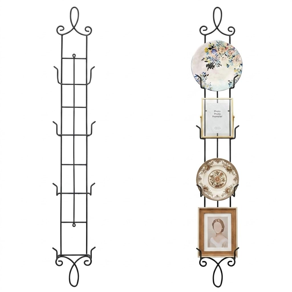 HOHIYA 42 Inch 2 Pack 4 Tier Vertical Plate Rack