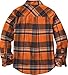 Legendary Whitetails Kids Lumberjack Flannel Long Sleeve Button Down Shirt, Canyon Plaid, Medium