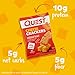 Quest Nutrition Tortilla Style Protein Chips, Low Carb, Nacho Cheese 1.1 Ounce (Pack of 12) & Cheese Crackers, Cheddar Blast, High Protein, Low Carb, Made with Real Cheese, 12 Count (1.06 oz bags)