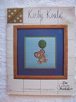 Pamphlet Kirby Koala, 12 counted cross stitch designs from The Gibson Portfolio Book