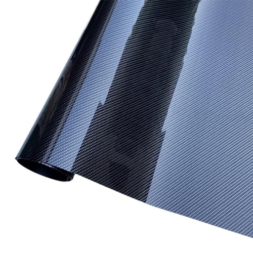 Covering carbone super brillant vinyle PET 9D autocollant anti-bulles pour moto - 2
