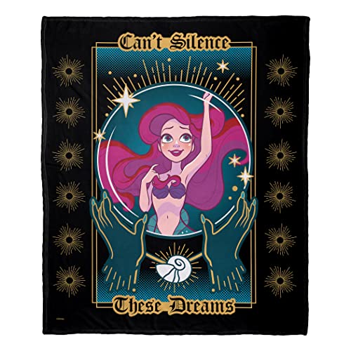 Northwest Disney Princess Silk Touch Throw Blanket, 50" x 60", Mystical Ariel
