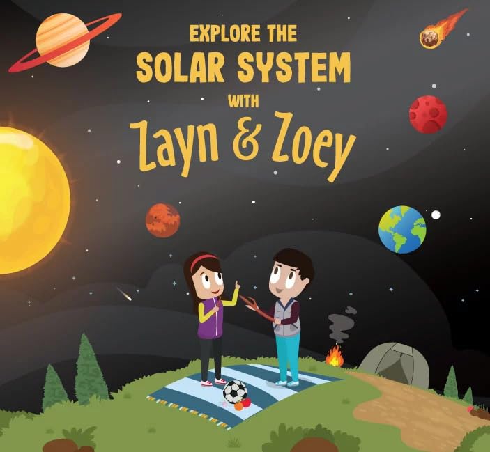 Sprouters ZAYN & ZOEY Solar System Book, Learning Picture Books for Children for Age Groups 4yrs Onwards | Books for Kids