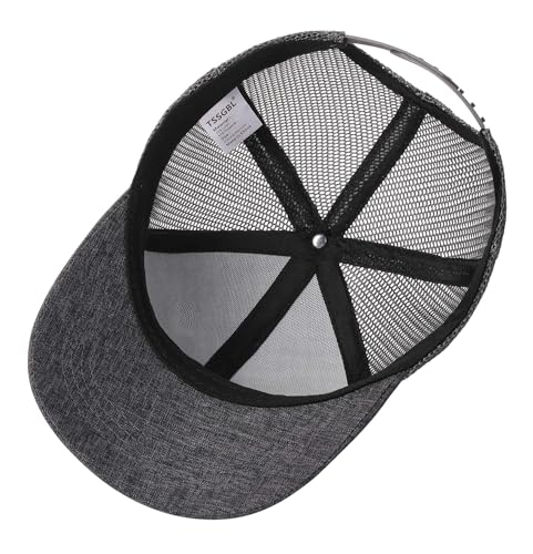 Image of TSSGBL M, L, XL, XXL Snapback Trucker Hats Baseball Caps Adjustable Blank Mesh Back Ball Caps for Men Women