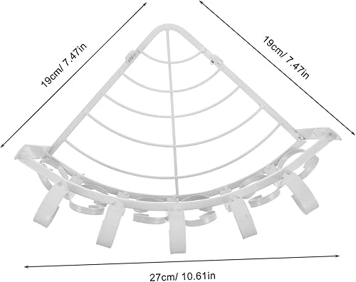 Miniatura 3 de Cabilock 1 estante montado en la pared, soportes para plantas de esquina, macetas para exteriores, macetas colgantes de metal, macetas colgantes de