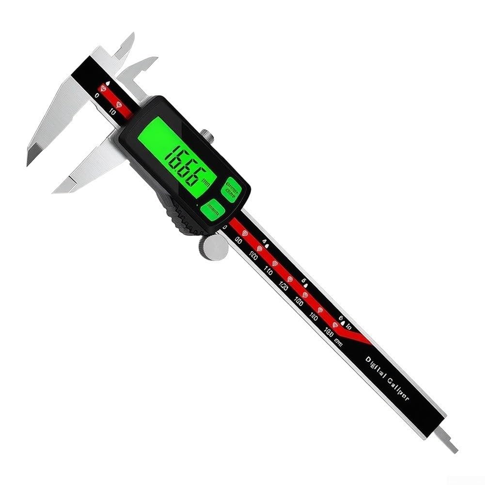 Digitaler Messschieber Edelstahl USB-C Grün(0-300mm)