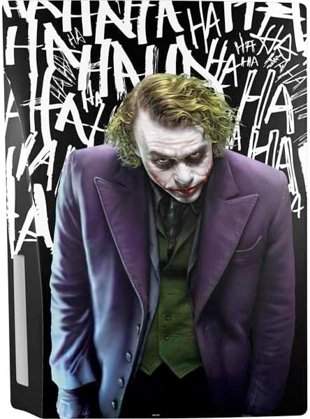 Skinit Decal Gaming Skin Compatible with PS5 Bundle - Officially Licensed The Dark Knight Joker Design