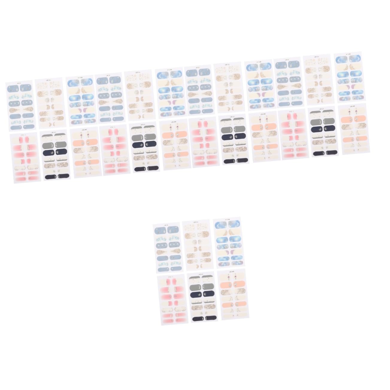 5 Set Stickers Per Nail Art Autoadesivi Adesivi Per Unghie Eleganti E Colorati Decorazioni Per Unghie Adesive Per Speciali 6 Fogli*5