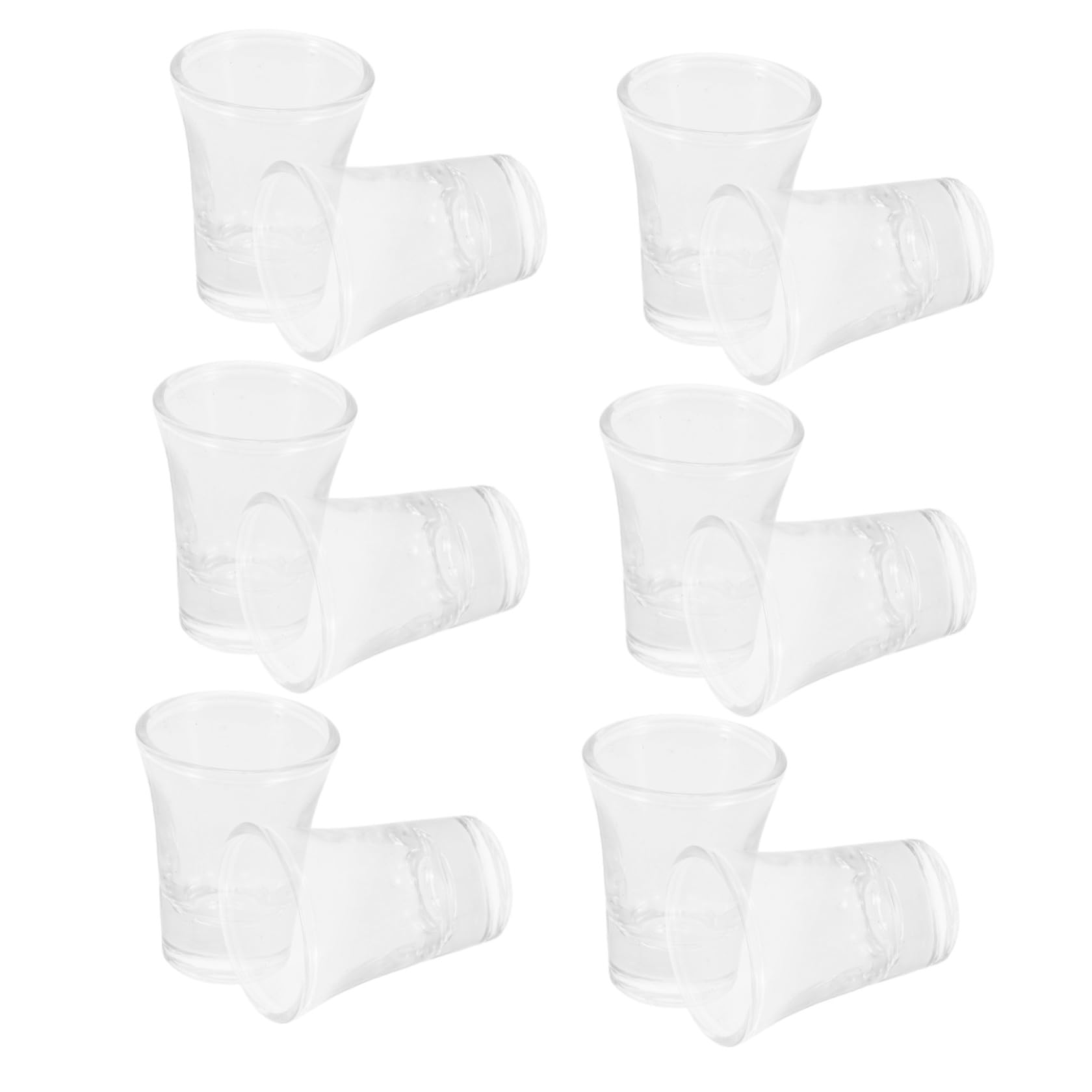 Ensemble de 24 Petits Verres à Shot en Verre Cristal Élégant 15ml Réutilisables et Portables pour Fêtes Religieuses et Réunions Familiales