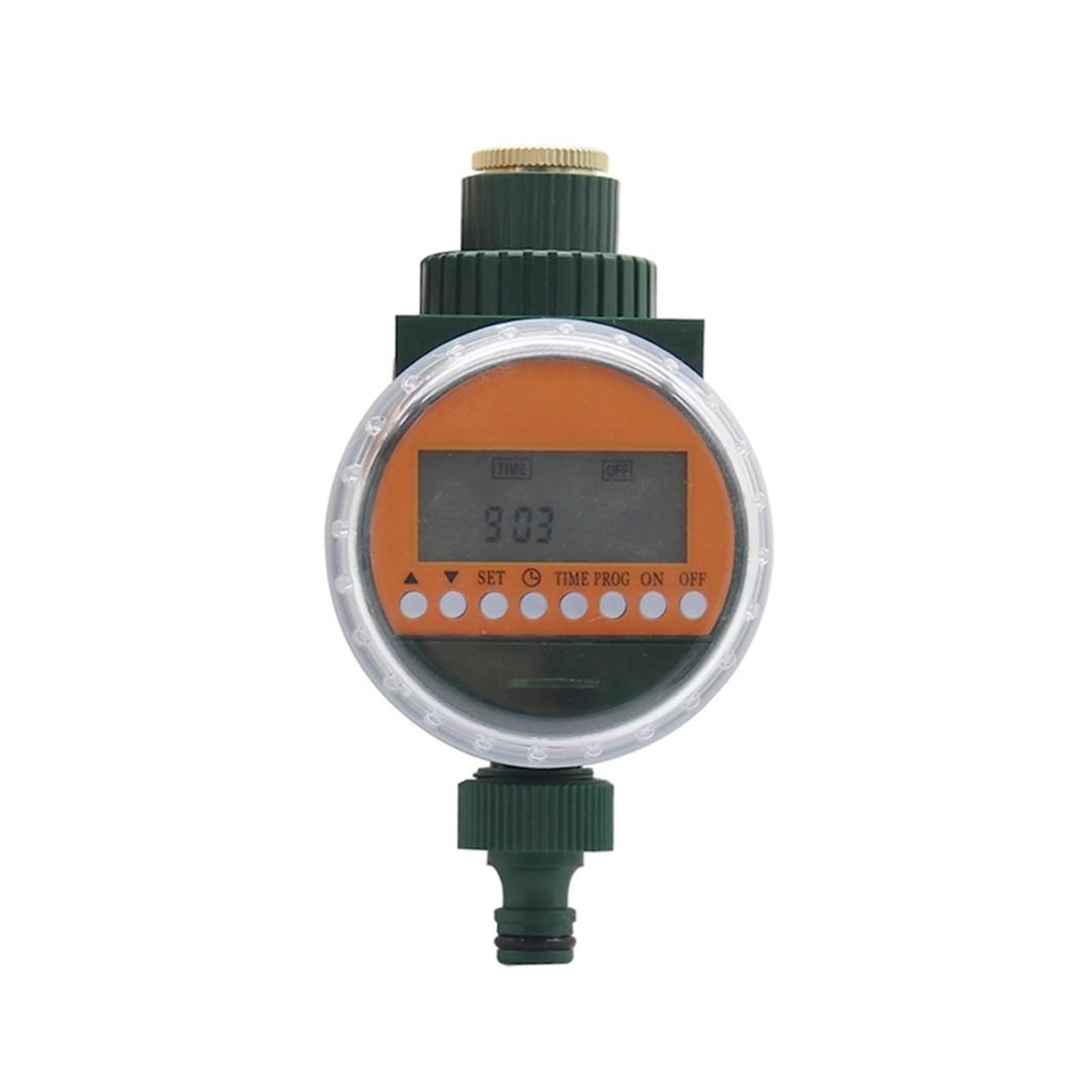 Irrigation de pelouse de jardin par programmateur électronique et répartiteur de tuyau
