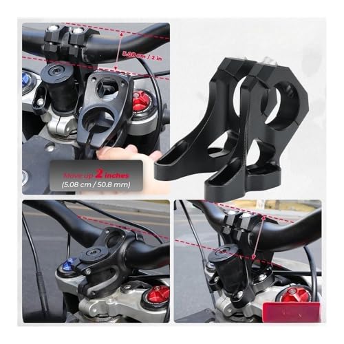Guidon Riser Surron Light Bee S tige de direction moto electrique CNC - 4