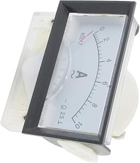 Aexit 85L17 AC Tools & Testers 0-10A 70mmx40mm Rectangular Analog Ampere Panel Voltage Testers Meter Ammeter