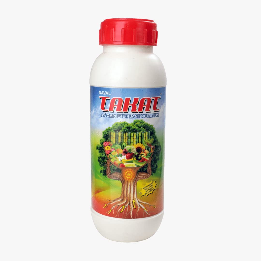 Naval Takat - Bio-Fertilizer For Flowering & Growth, Seaweed Base Fertilizer, Perfect Liquid Fertilizer For Rose Plants (500 Ml)