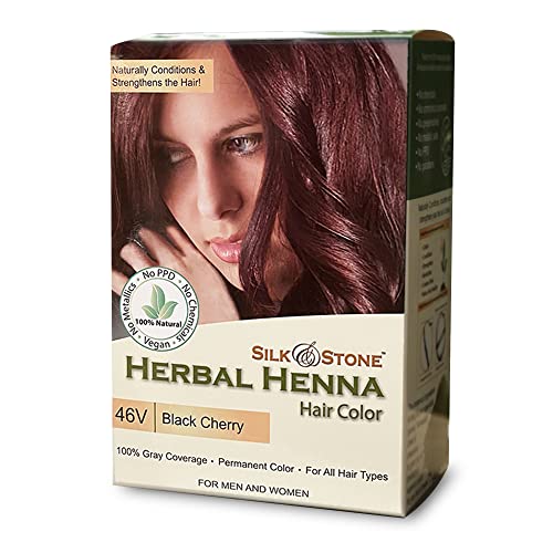 46V Black Cherry Tinte Capilar Herbal Henna miniatura 1