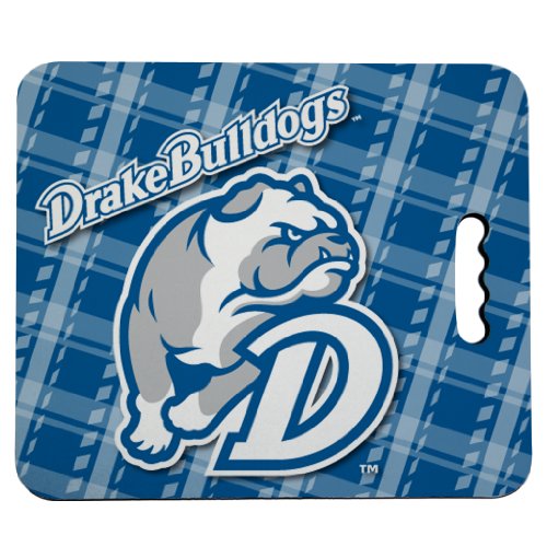 VictoryStore Outdoor Seat Cushions - Drake University Stadium Seat Cushion - Plaid Design