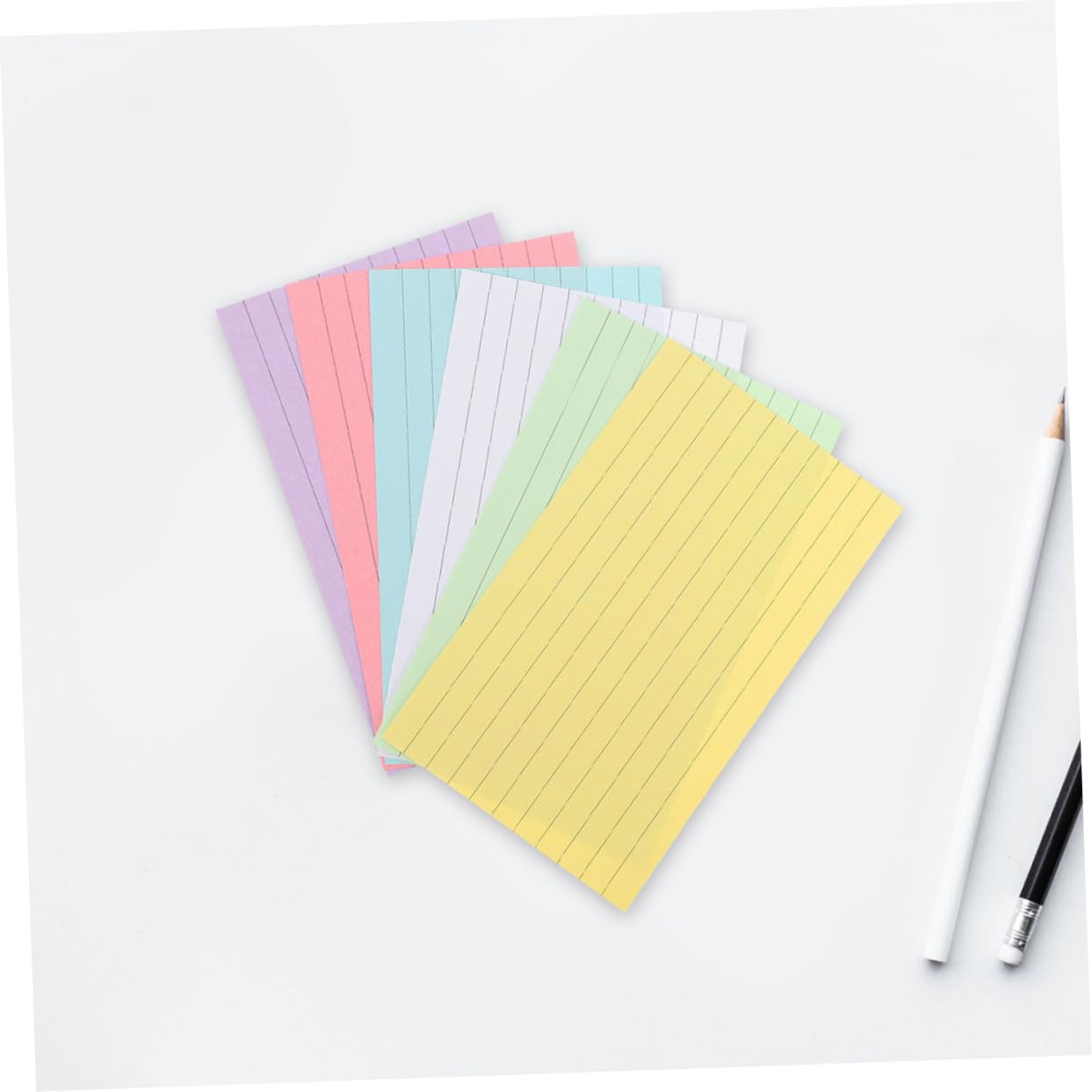Karteikarten Notizblock 300 Blatt Papier Farbiges Indexpapier | Glatte Schreibfläche, Tragbar für Schreiben und Review, Kleine Notizkarten im 4-zoll Format