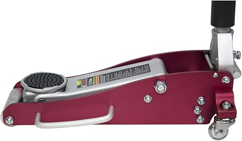 Miniatura 3 de K Tool International 63094 Gato de piso de servicio de perfil bajo de 1.5 toneladas para garajes, talleres de reparación y bricolaje, 3,000 libras.