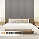 DOLLAR BOSS akustikpaneele holz, 3d wandpaneele 120x60cm 2 Stück wandverkleidung, holzwand, lärmschutz wand, akustikplatten, wanddeko holz, zierleisten wand für Büro&Schlafzimmer&küche Grau
