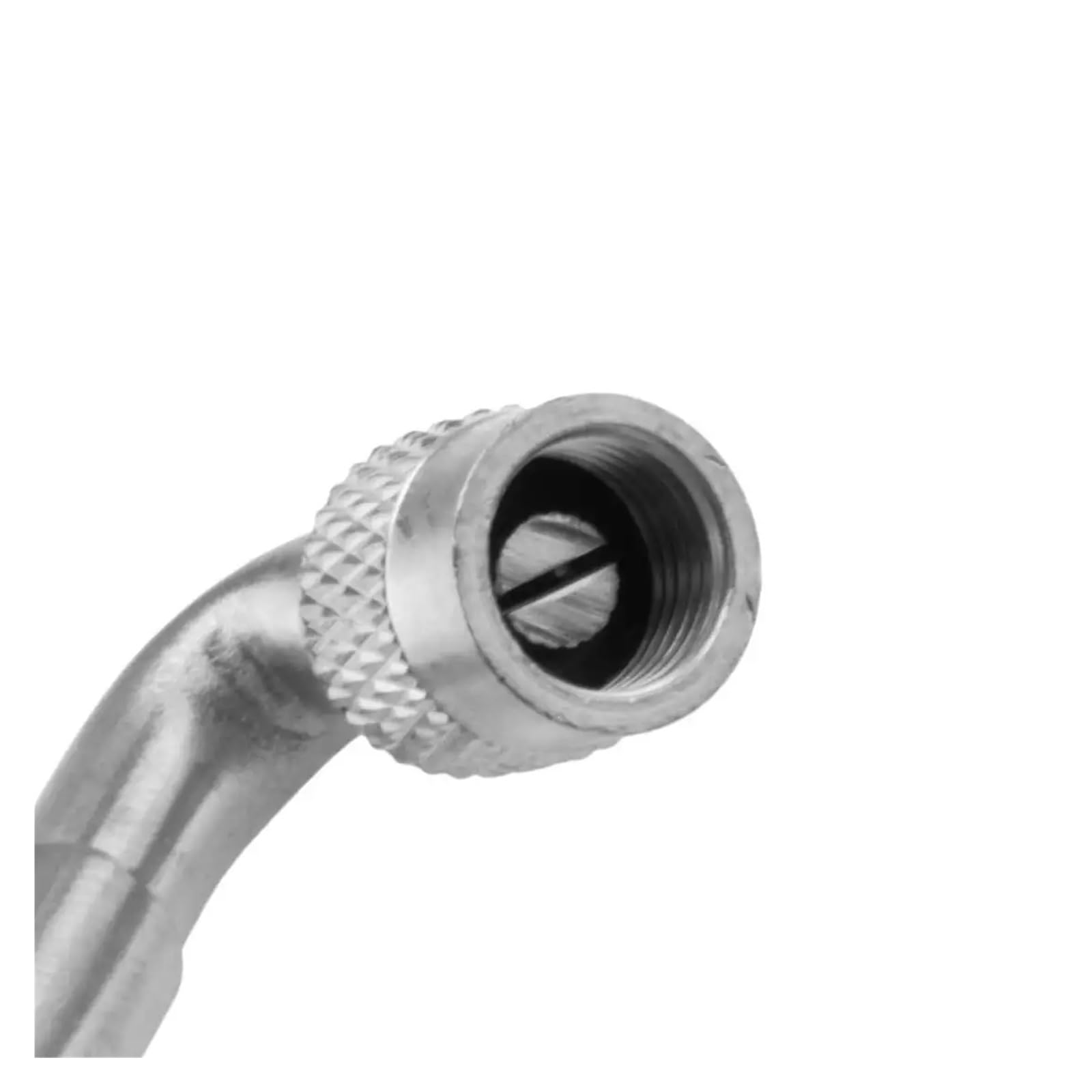 Alargador De VáLvula 10 adaptadores Extensores de válvula neumático en ángulo 90 Grados, Plateados, for Coches, Camiones, caravanas, remolques y vehículos recreativos
