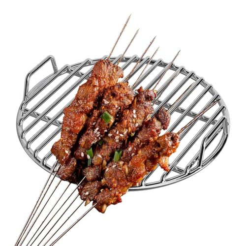 Rejilla de barbacoa, antiadherente de acero inoxidable, accesorios para barbacoa, barbacoa, jardín, camping, pesca, picnic, viajes,