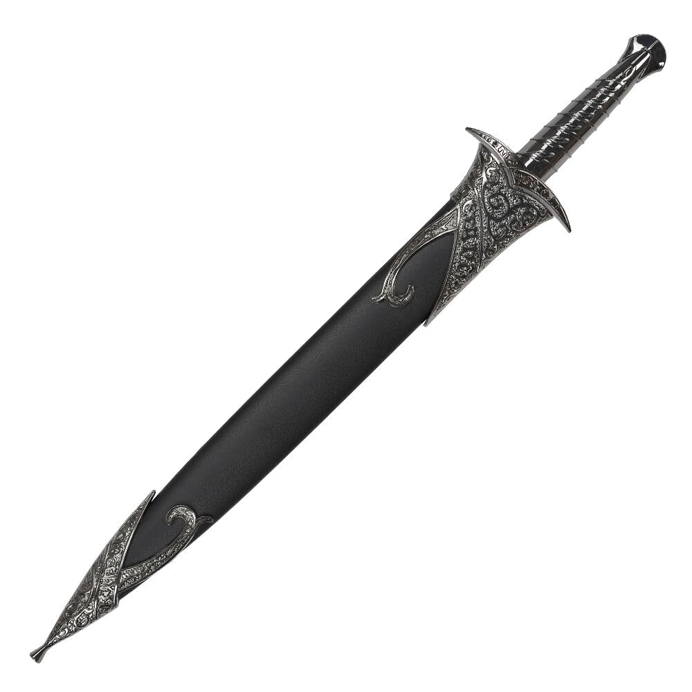 57 SPECIAL REPLICAS Spada replica 62 cm in legno di bambù – Decorazione fatta a mano per gli appassionati di LOTR – Esclusivo pezzo da collezione con fodero – Bilbo Baggins Sting JT10712BK