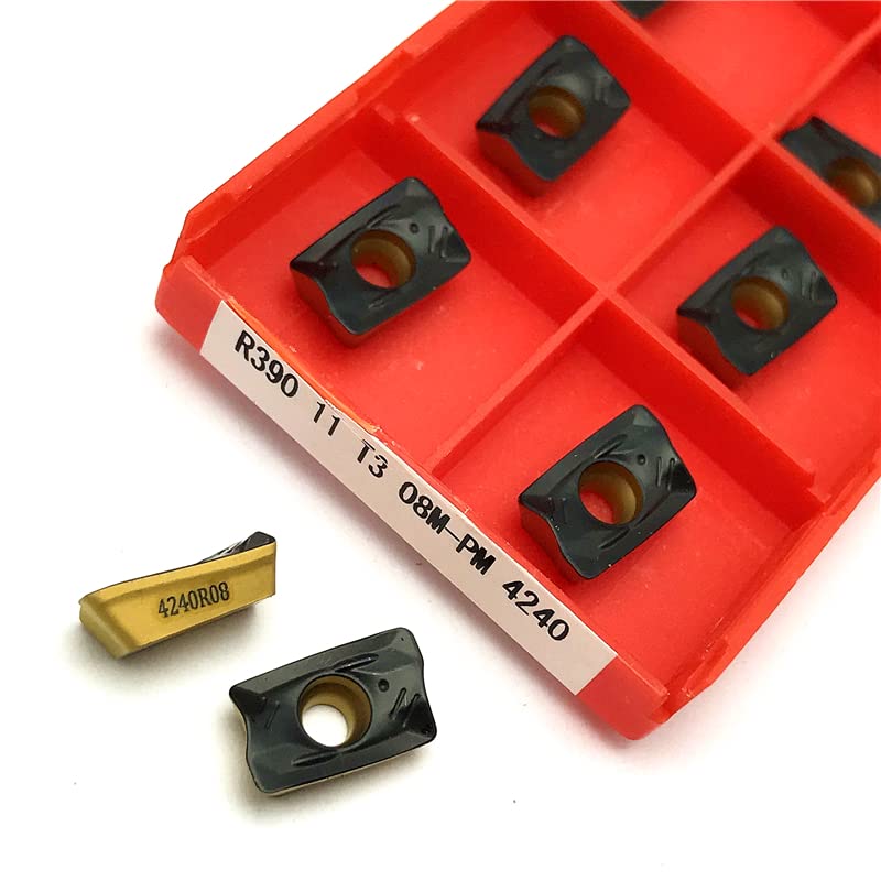 Herramientas de torno 10 piezas R390 11T308 PM para corte CNC miniatura 2