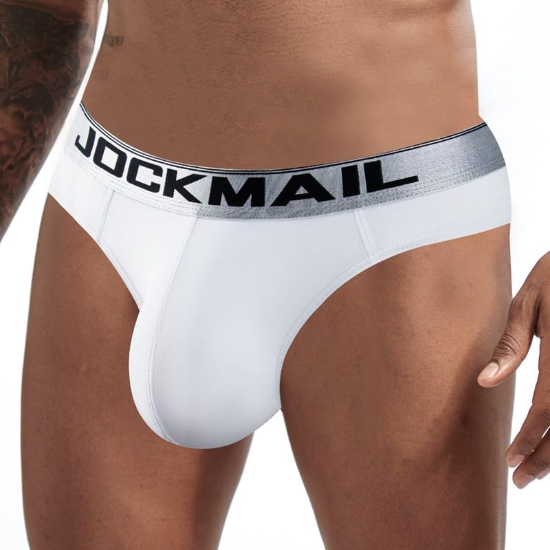 JOCKMAIL 2PCS/Pack Mens Underwear Briefs Mens Cotton Briefs Mens Thongs and G String Mens Bikini Underwear4