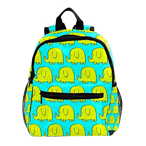 Sac à dos éléphant jaune étanche avec bretelles ajustables confort