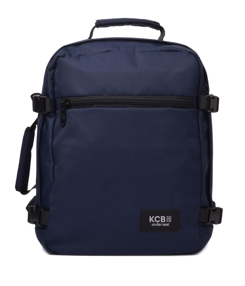 KCB Plecak kabinowy Underseat | Plecak o niskiej cenie | Torba kabinowa samolotu | Bagaż Ryanair | Bagaż lotniczy | Bagaż Easyjet | Plecak podróżny | Torba kabinowa | 100% Wegańska