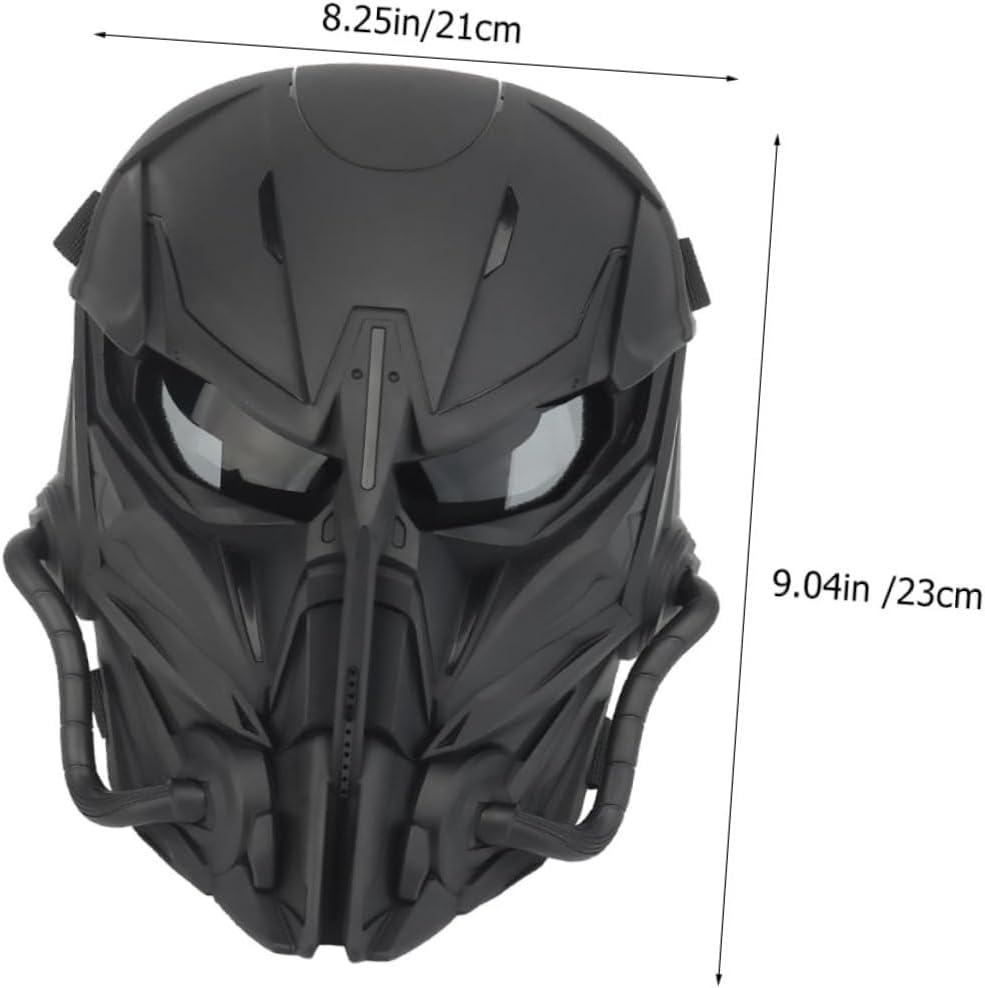 Science Fiction Full Face Mask Breathable Costume for Cosplay Outdoor Activities and Festivals for Masquerade and Halloween Events